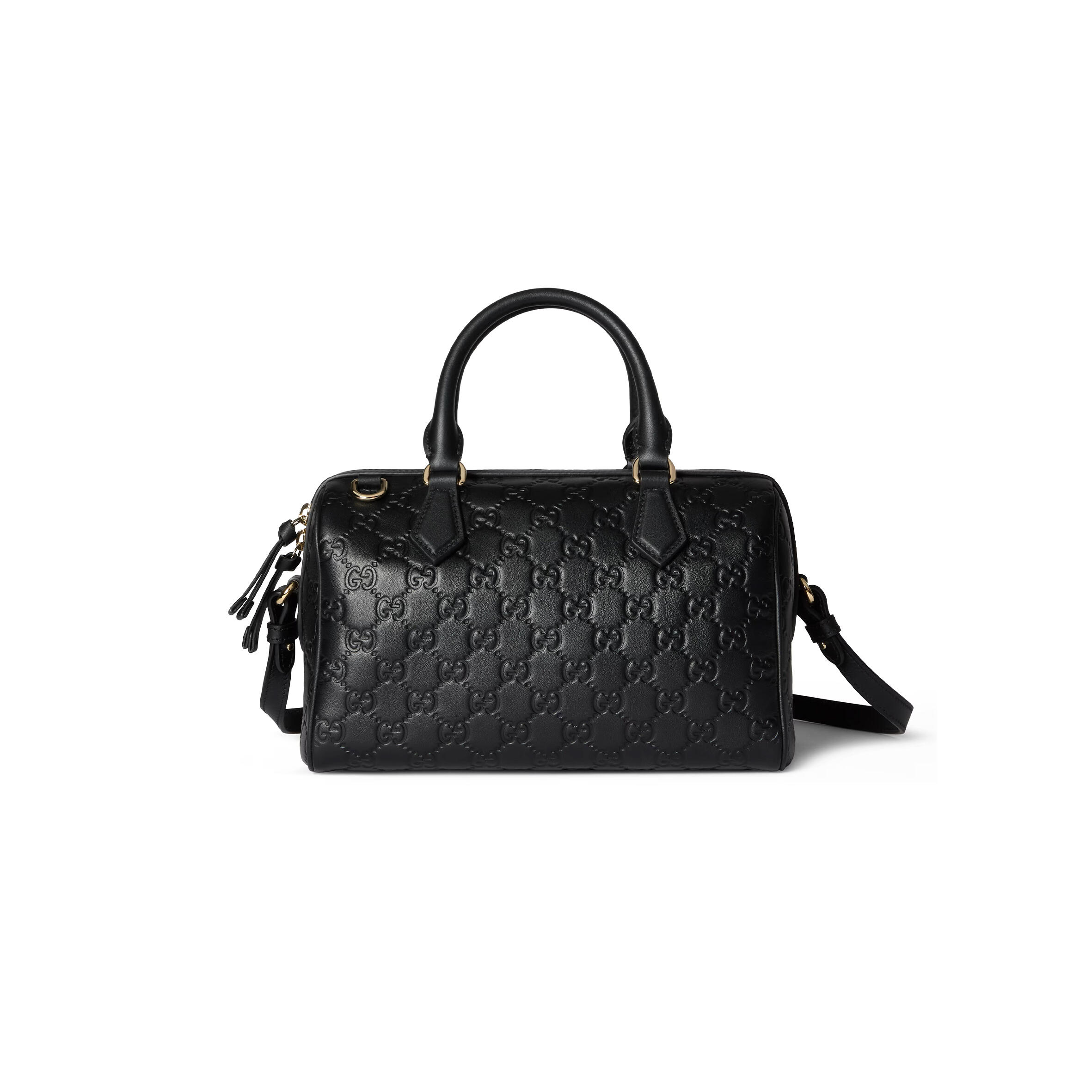 GUCCI GG EMBLEM MEDIUM BOSTON BAG 848886 (25*16*14cm)